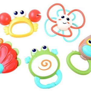 جغجغه دندانگیر 5 عددی هولی تویز Hola Toys مدل E318B-اسباب بازی